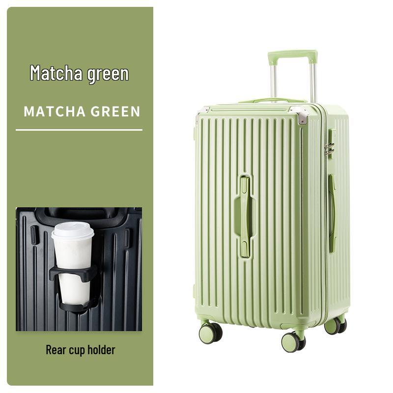 24-Inch Multifunctional Suitcase with Universal Wheels and New Lock System