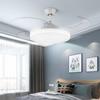 Intelligent Variable Frequency Integrated Ceiling Fan With Light Bedroom Invisible Silent Fan Light Simple Ceiling Fan Lamps With Remote Control