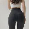 Women's Black High-Waist Flared Stripe Pants - Loose Fit, Bell-Bottom Style with Pockets for Spring and Autumn