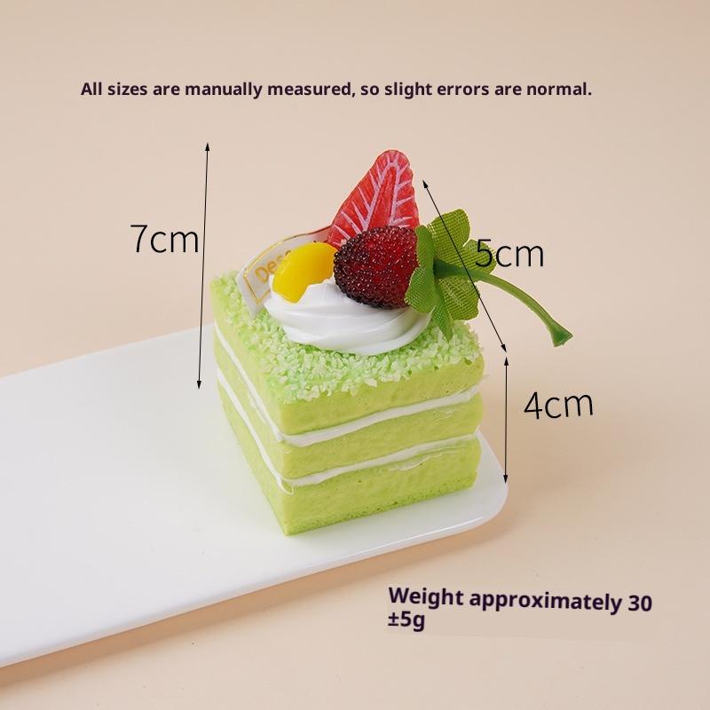 1Pcs Soft Cartoon Fruit Cake Roll Anti-Stress Mochi Pu Foam Toys New Slow Rebound Cake Squeeze Toy For Kids Adult