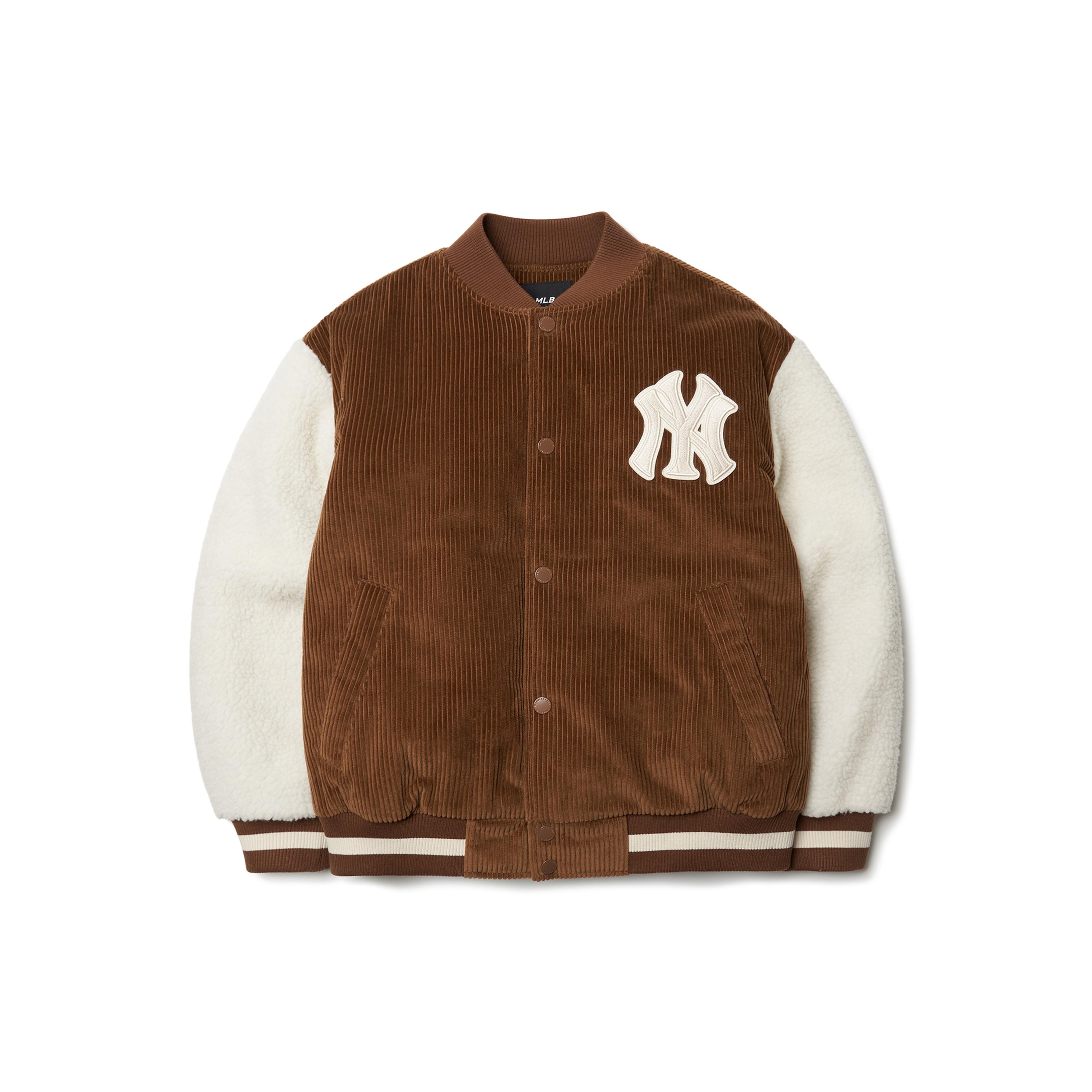 MLB Baseball Jacket Unisex Brown 3AJPEC116-50BRS S