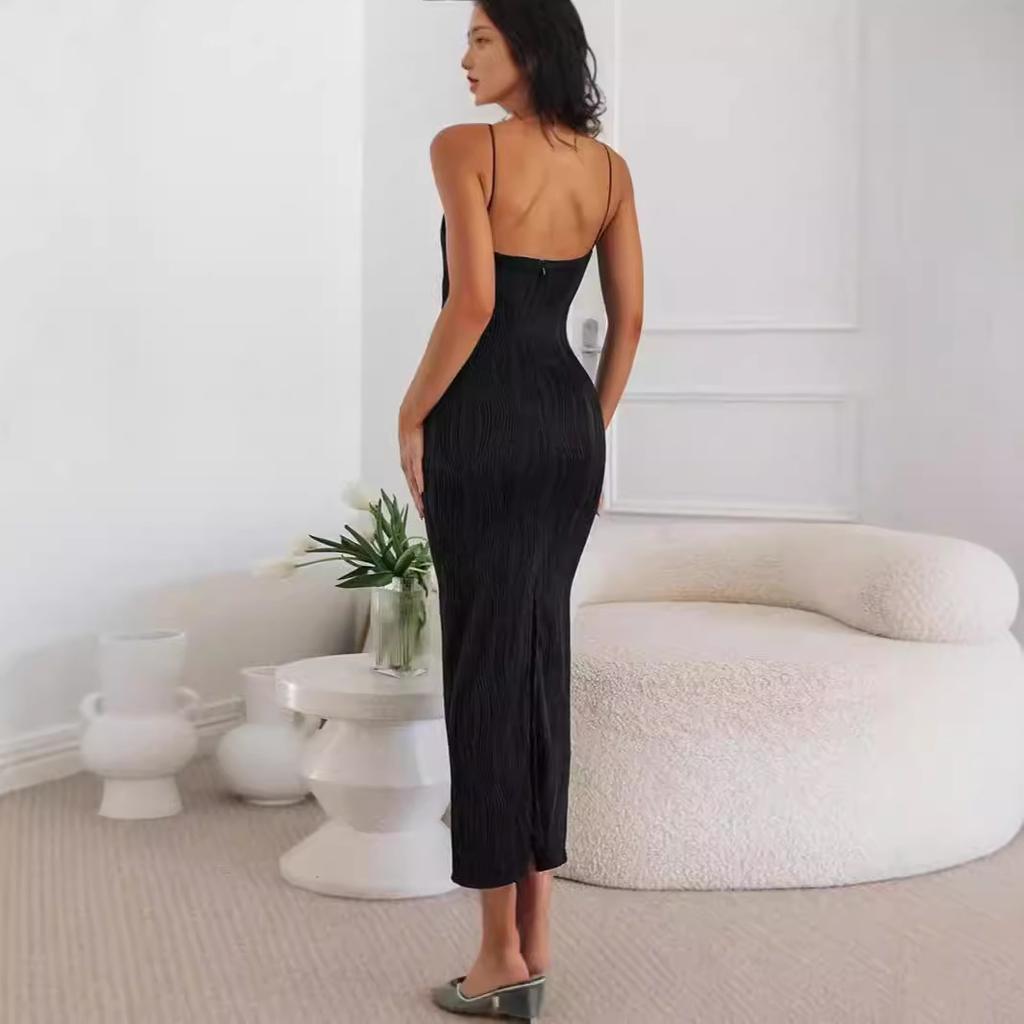 Damska nowa moda wiosenna i letnia Temperament Dojazdy do pracy Oddychająca i wygodna Seksowna koszula Długa spódnica Sukienka