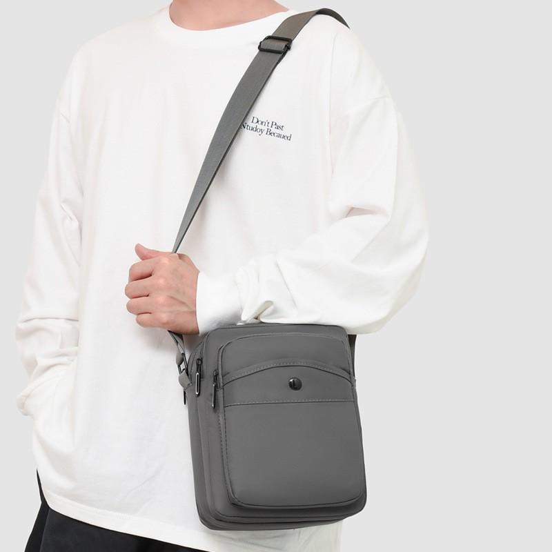 New Men's Diagonal Cross Bag Single Back Fashionable Simple Lightweight