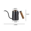 Coffee Gooseneck Kettle, Pour over Big Capacity 600ml, Narrow Drip Tea