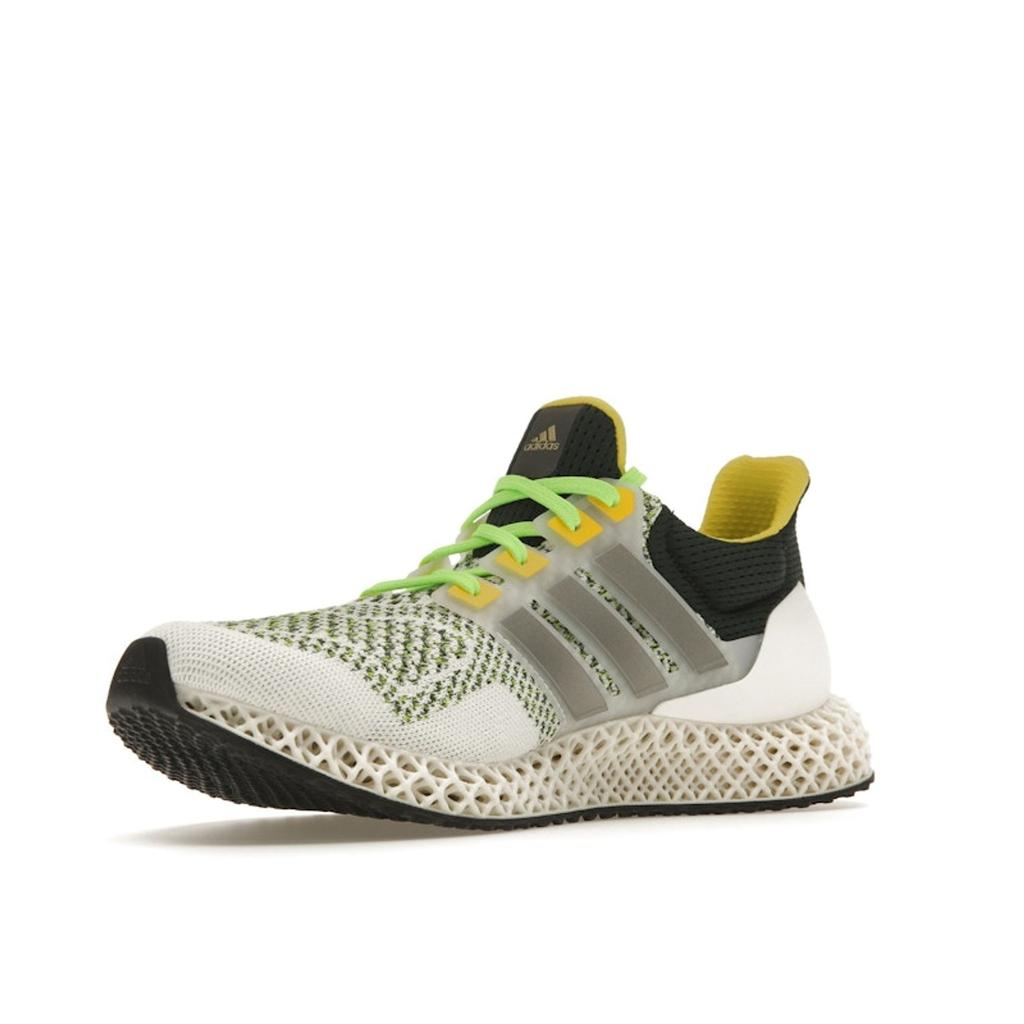 Adidas Ultra 4D White Night Metallic Men Sneakers Cloud-White Beam-Yellow GZ1336