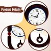Wall Clock Acrylic Adorable Mute Modern Easy to Install Creative Decorative for Home Kitchen Bedroom