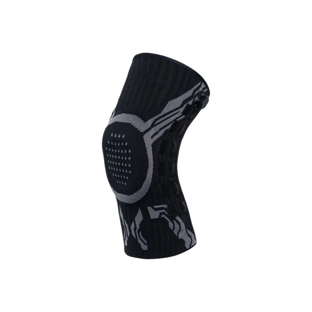 Elastische Sport-Kniebandage Dünne Kniebandage Unterstützung Unisex Knopf Kniepolster Laufen