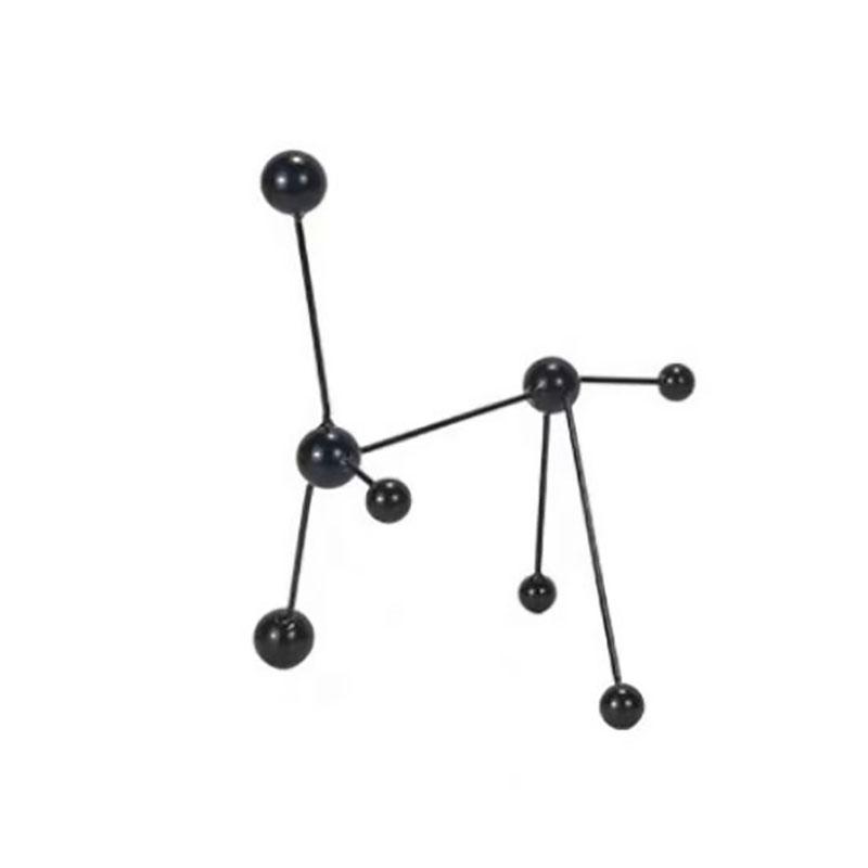 

Golden Geometric Model Adornment Point Line Artwork Decorative Ornaments Desk Decor Metal Crafts Nordic Home Decoration Modern