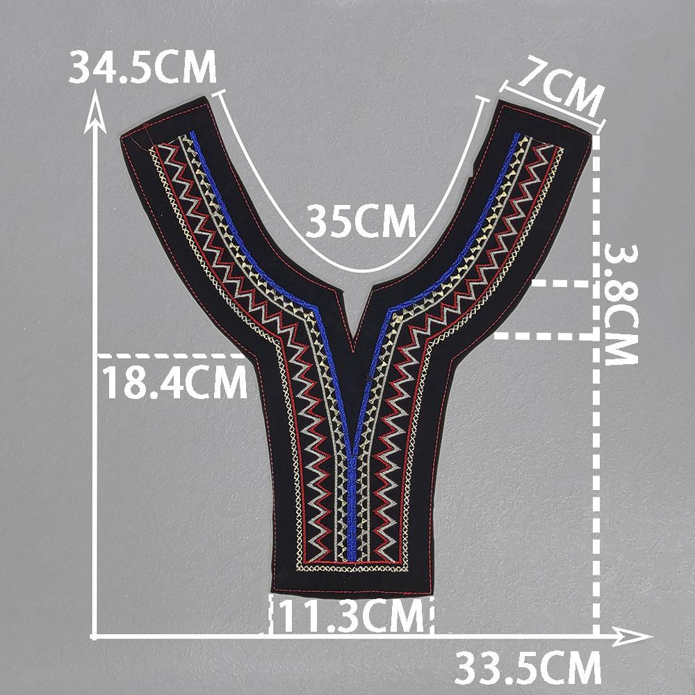 Sewing Diy Lace Ethnic Style Miao Embroidery Clothing Apparel Accessories Performance Costume Accessories Lace Embroidery Embroidery