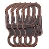 Ahiller 8cm Carabiner Keychain Clip - Sturdy Alloy Double Lock