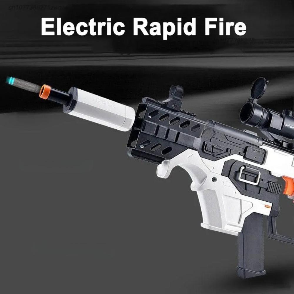 Electric Soft Bullet Toy Gun Outdoor Cs Shooting Game  Realistic Simulation Launcher Perfect Gift For Adults And Kids