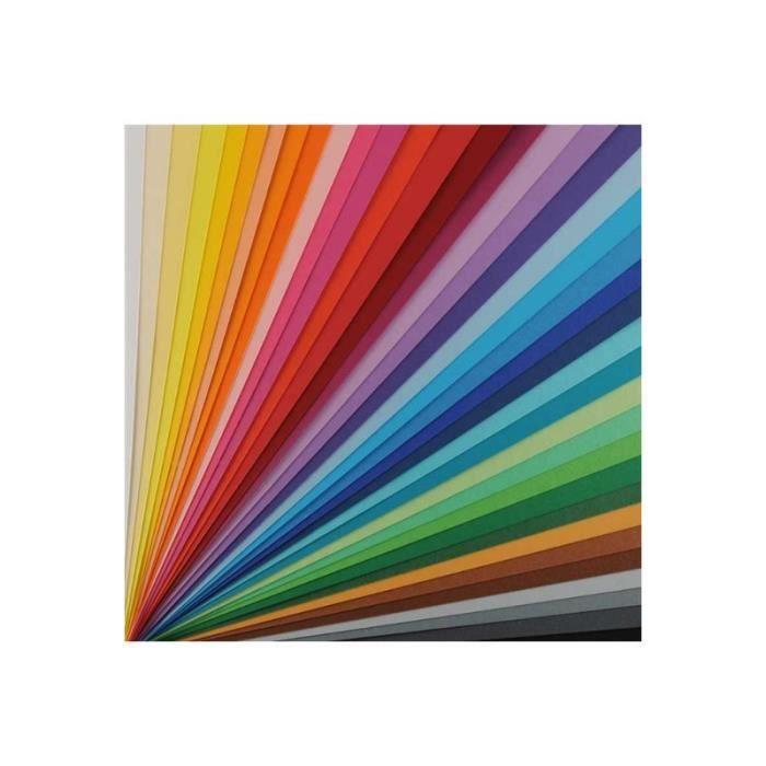CANSON Iris Vivaldi Papier A3 50 Feuilles Rouge Foncé