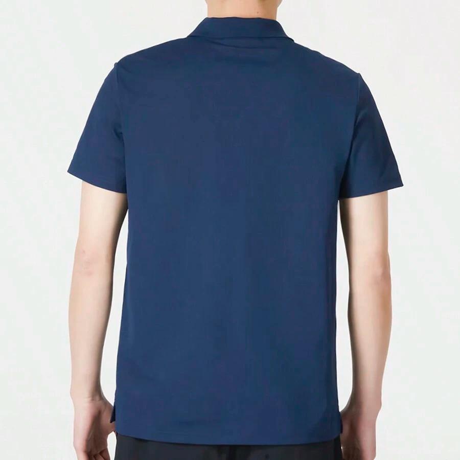 Under Armour Solid Color Sports Casual Breathable Straight-Cut Short Sleeve Polo Shirt Men Tops Navy 23500507-408