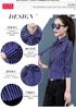 1116 new black and white vertical striped shirt women's spring, summer and autumn long-sleeved versatile professional temperament women's top looks