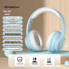 Noise-Cancelling Over-Ear Wireless Bluetooth Headphones with Card Slot and Long Battery Life for Gaming and Universal Compatibility