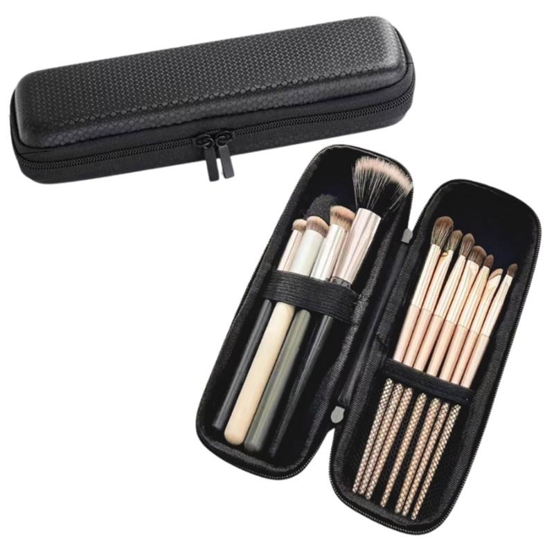 Reisebürstenhalter Praktische Federtasche Federmäppchen Make-up-Pinsel-Etui Tragbare Kosmetiktasche Stifteetui Schulbedarf