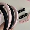 Sweet solid color bow headband Korean high cranial top pressure headband simple and versatile new hair accessories wholesale