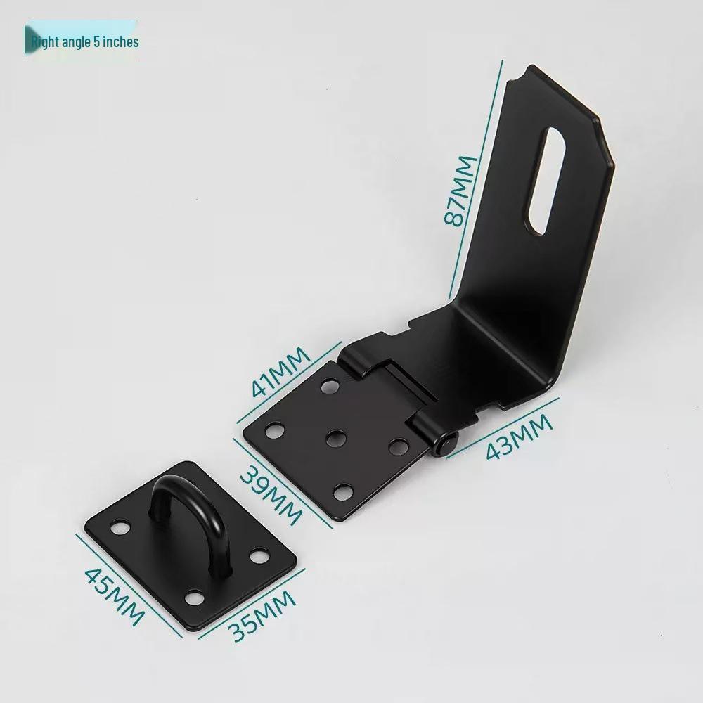 Heavy-Duty Stainless Steel Padlock Hasp for Anti-Theft Security