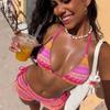2026 New Knitted Split Sexy Bikini Ethnic Style Pattern Strap Backless European and American Pure Desire Swimsuit