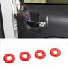 Car Inner Door Lock Down Bolt Ring For Jeep Patriot Compass 2011-2016 Bright Red