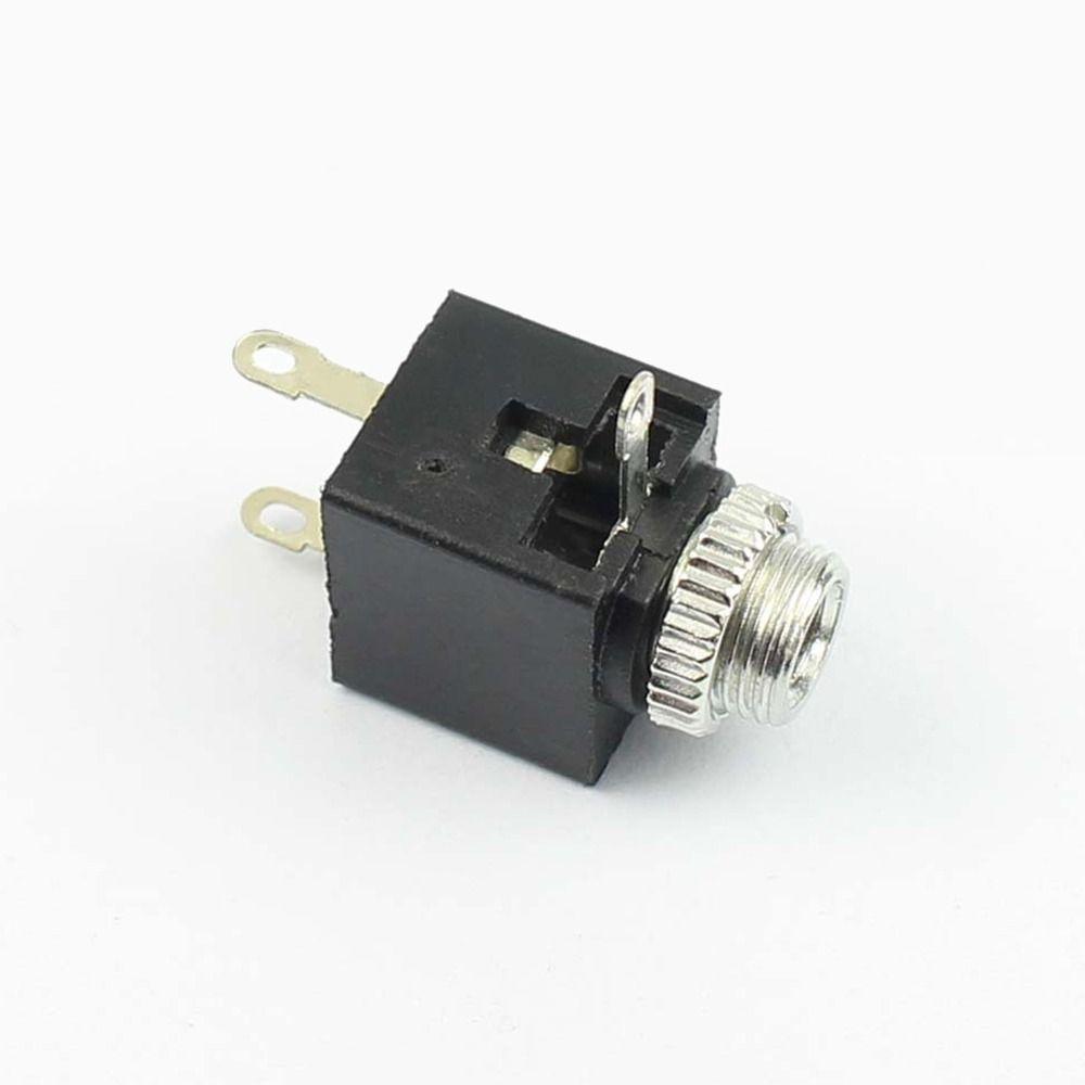 10Pcs Plastic Metal PJ-301M Audio Connector 3.5mm 3Pin DIP Headphone Socket  Mono Channel Connection