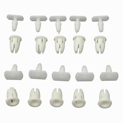 Clip di Finitura Bianco 10x/set Gruppo Adattatore Accessorio