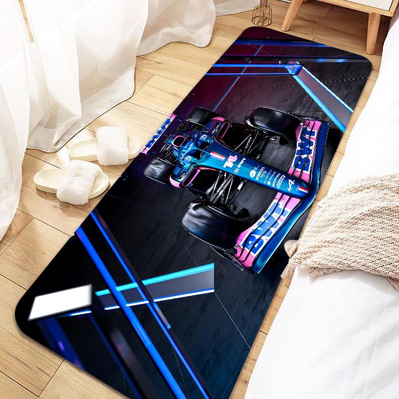 F1 Racing A-alpines Door Mat Entrance Non-slip Doormat Washable Kitchen Carpet Living Room Hallway Rugs Bathroom Bath Door Mats