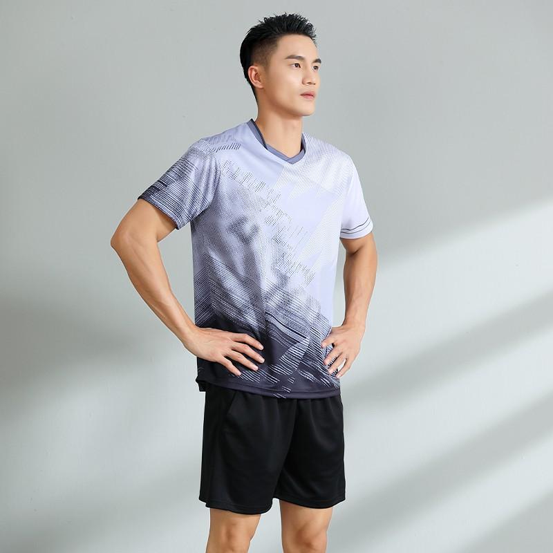 Quick Dry Badminton Shirt Shorts Set Men Women Tennis Table Volleyball Training Competition