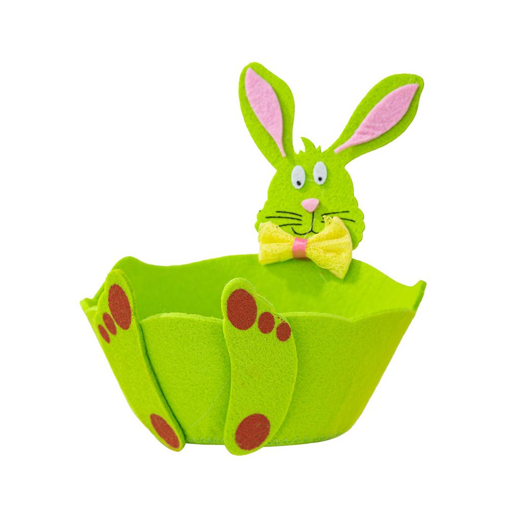 Osterhase Geschenkaufbewahrungshalter Praktischer Osterhasenförmiger Präsentationskorb für Party-Leckereien und Dekorationen