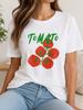 Tomato Graphic T-Shirt, Cute Vegetable Garden Foodie Tee Description: