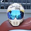 Vintage Full Face Motorcycle Helmet Men Women All Weather DOT Certified ABS Windproof Comfort Liner Motorbike Gear