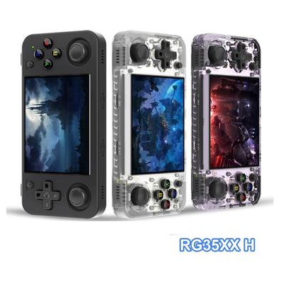 Rg35xx h console de jogos portátil, tela ips de 3.5 polegadas, linux h700, reprodutor de videogame retrô, 3300mah, 64g, 5528 jogos clássicos