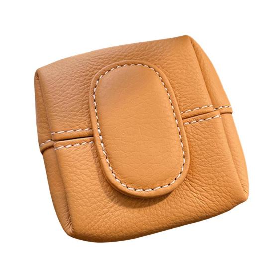 Mini Münzgeldbörse Druckknopfverschluss Kleine Geldbörse Kleingeldfach Damen Geldbörse für Schlüssel Lippenstift Kopfhörer Handtaschen-Organizer