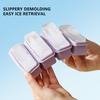 Silicone Ice Cube Tray Mold 4 Grids Reusable Ice Mold For Ice Cream Cake Pudding Chocolate Mould Maker Bar Kitchen Gadgets