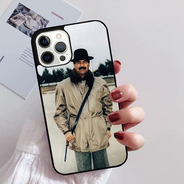 Etui Saddam Hussein Iraq Arabic Phone Case Cover For iPhone 17 Air 15 16 14 Plus 11 12 13 Pro Max Apple max