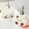 soap dispenser Cute ceramic lotion bottle press bottle hotel hand lotion bottle bathroom shower gel shampoo bathroom accessories