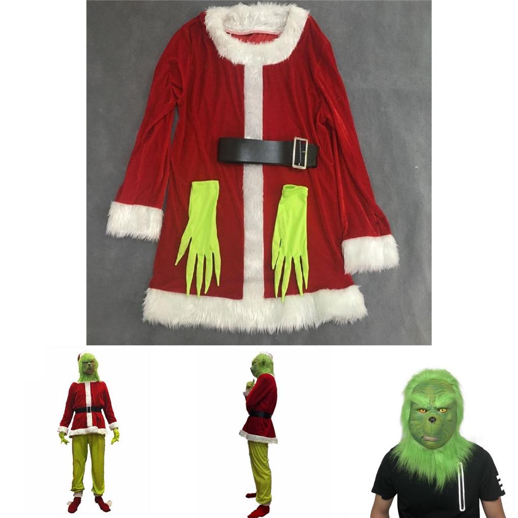 Be The Ultimate Grinch With This Cosplay Costume Set For Halloween
