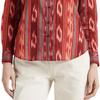Polo Ralph Lauren SS23 Patterned Long Sleeve Shirt Women shirts Red 200909237-001
