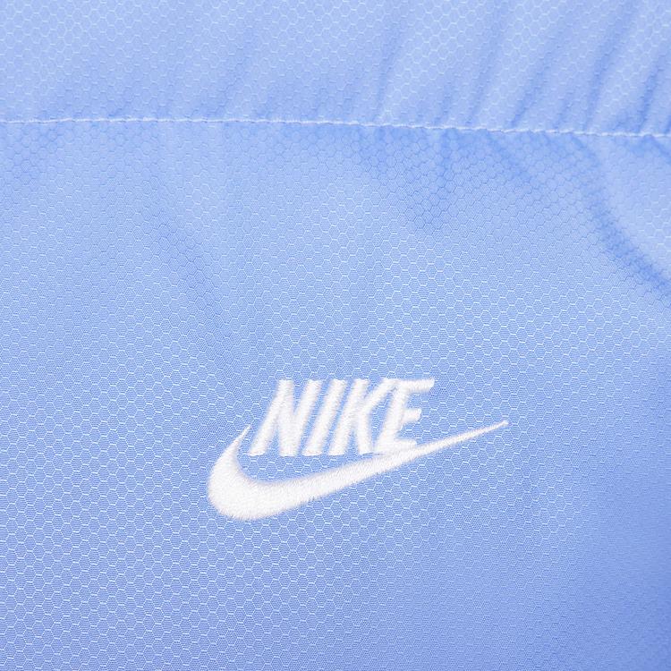 Nike Sportswear Club Solid Logo Stand Collar Long Sleeve Cotton Jacket Men Tops Blue FB7368-450