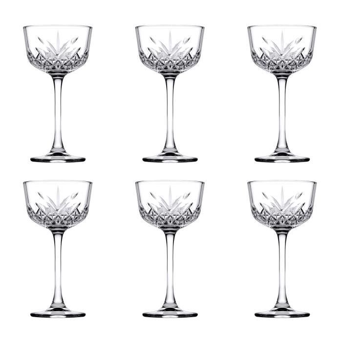 Kieliszki do wina - ICH-ZAPFE.DE - Ponadczasowe - Zestaw 6 sztuk - 160ml - Kieliszek na nóżce