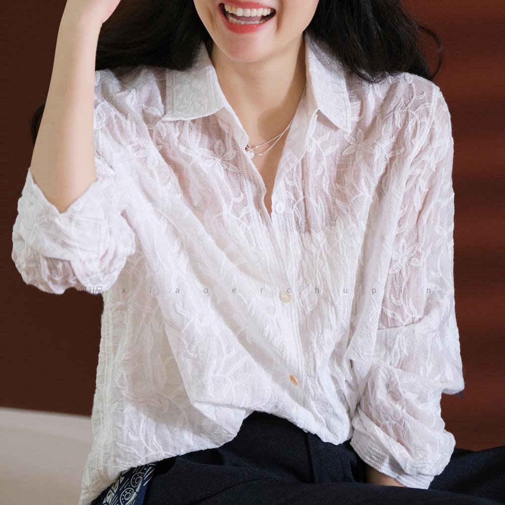 Dimanaf 2024 New Summer Shirt Women Lace Blouse Short Sleeve Basic Fashion Tops Tees Casual Loose White Tees