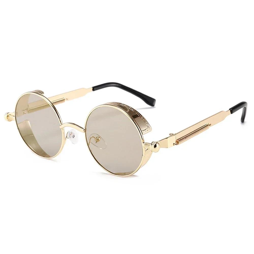Clip On Sunglasses Men Steampunk Brand Design Women Fashion Glasses Vintage Retro Fashion Sunglasses  Uv400