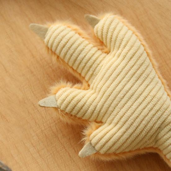 Plush Cat Chew Toy with Bell Natural Silver Vine Catnip Toy Grilled Skewer Shape Kitten Teething Toy for Teeth Cleaning Anxiety Relief
