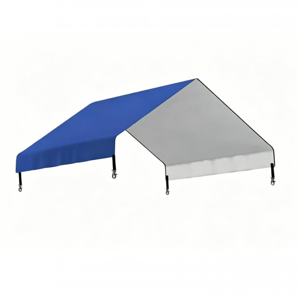 Chicken Tarp Shade Cloth Weather Resistant Replacement Easy to Install Sun Protection Chicken Coop Cover for Yard Outdoor Use
