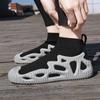 Modische atmungsaktive Socken und Schuhe, einfarbig, Fly Woven Sportschuhe, Herren- und Damen-Outdoor-Freizeitschuhe, Boardschuhe, 36-47