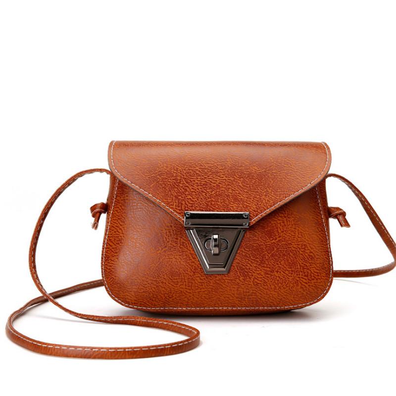 Stylish And Versatile 2018 Women's Pu Leather Messenger Shoulder Bag In 10 Colors