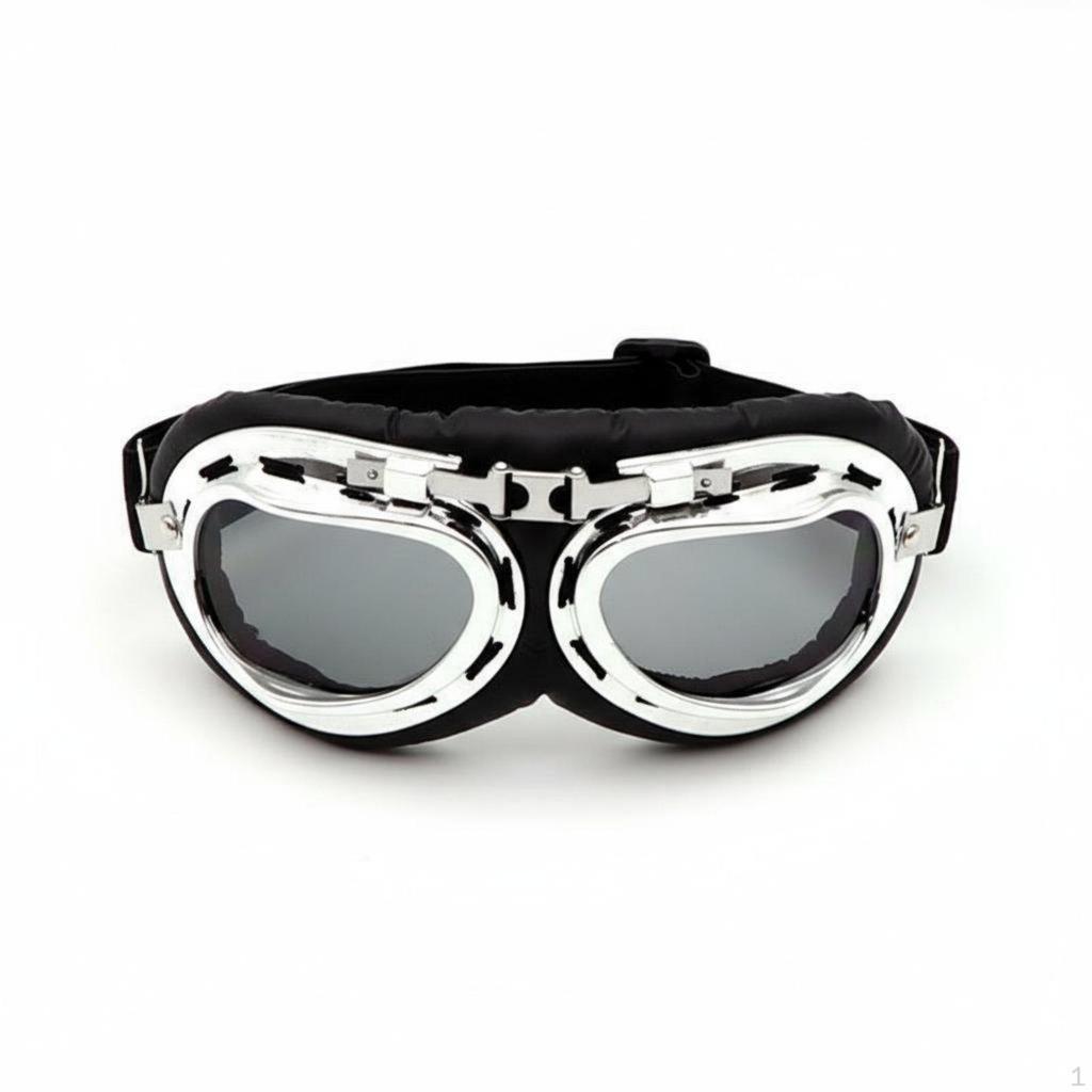 Motorcycle Goggles DustResistant Wind Resistant Riding Adjustable Strap Protect Ed Eyewear