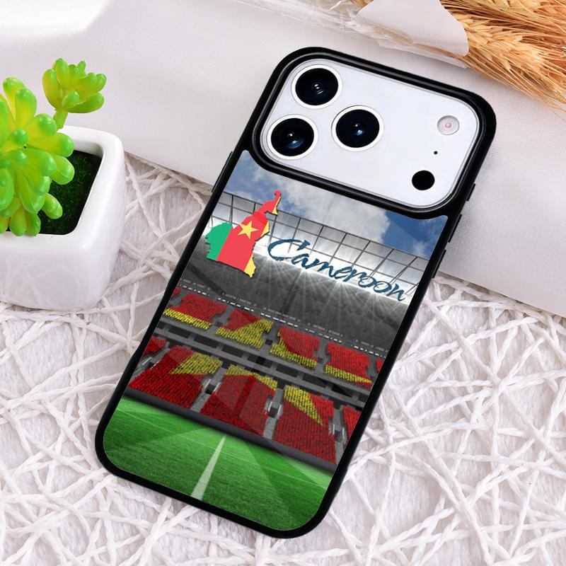 Cameroon National Flag Phone Case for iPhone 17 Air 16 15 11 12 14 13 Pro Max Shockproof Cover