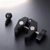 Handlebar Clamp Mount Base 17mm Ball Head for Rails 12-50mm Aluminum Bike Motorbike Phone Mount Holder Claw Clamp Base