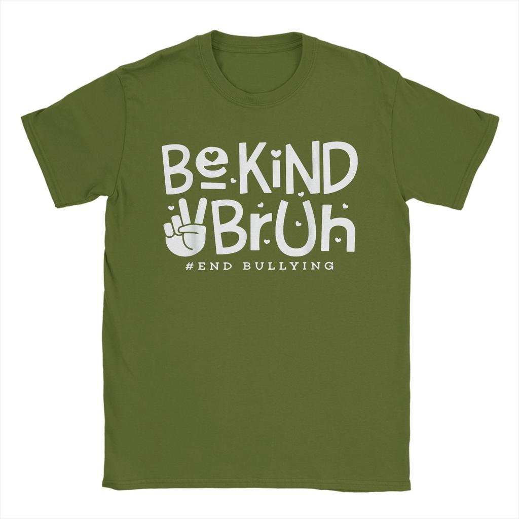 Unity Day Orange Shirt Anti Bullying Be Kind Bruh Kindness T-Shirts for Men T Shirts  Short Sleeve Tee Shirt Graphic Clothes